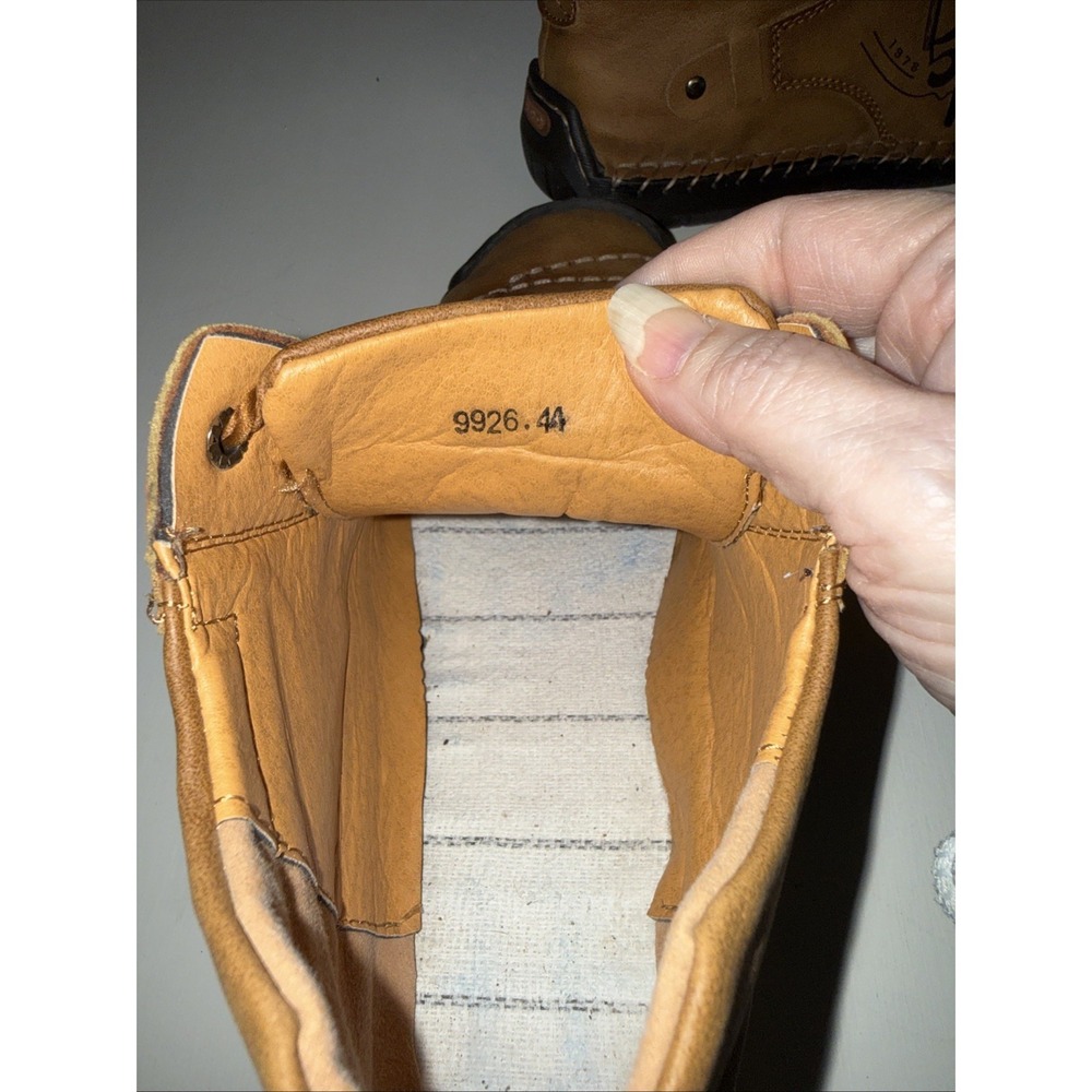 Madixa Kapda-Vintage Leather Boots-Brown Size 10 Hand Stitched Excellent Cond. - Picture 8 of 9